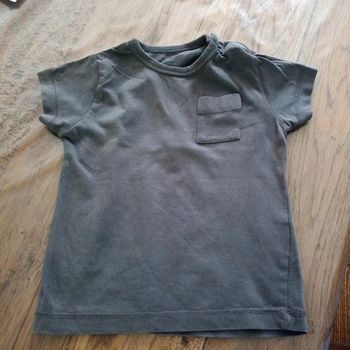 tee shirt marron kiabi