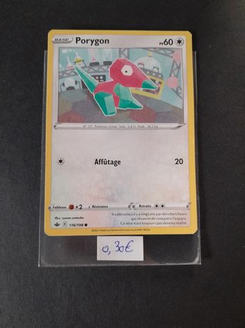 Carte Pokémon Porygon 116/198