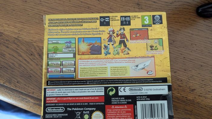Boite jeux Pokemon Or DS. + Livre cartes a collectionner - photo numéro 4