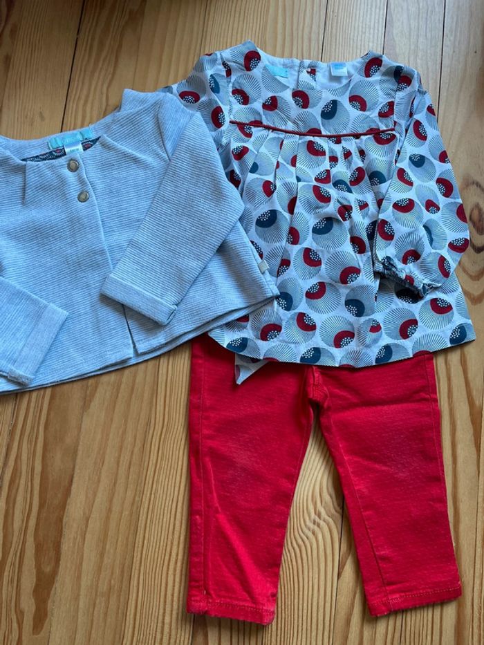 Ensemble Obaibi 6M rouge