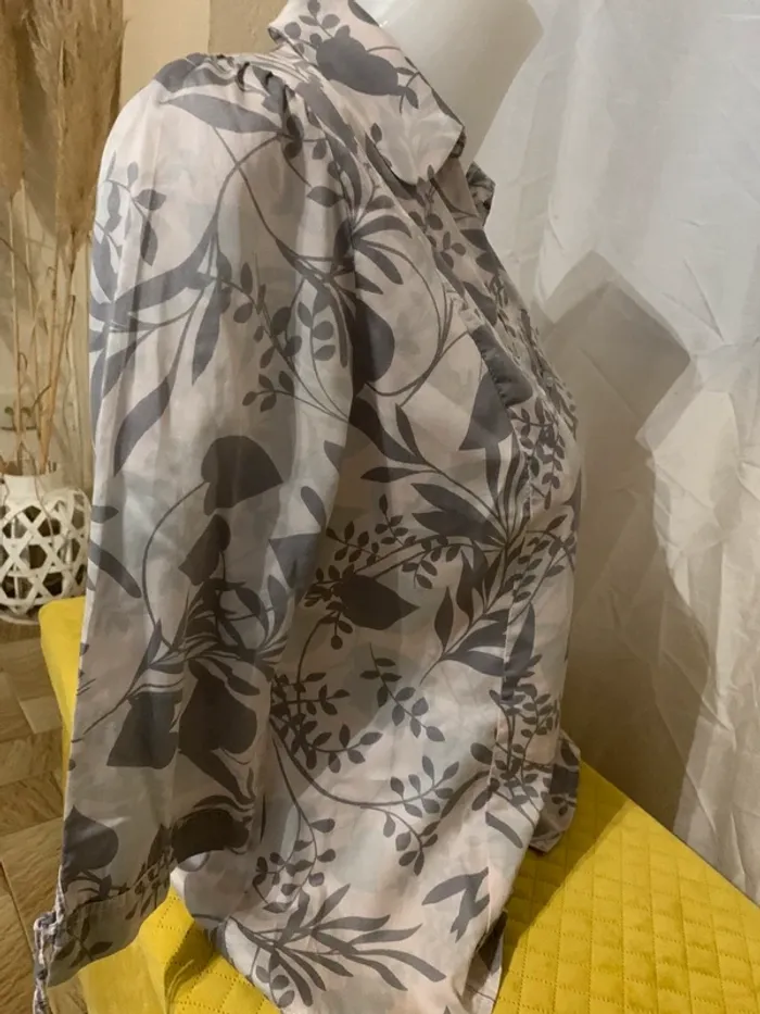 Chemise Burton taille 44 100%coton manches 3/4 - photo numéro 6