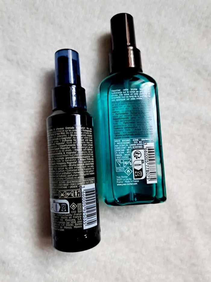 Lot de 2 Brumes corporelles parfumées corps Yves Rocher neuves. - photo numéro 3