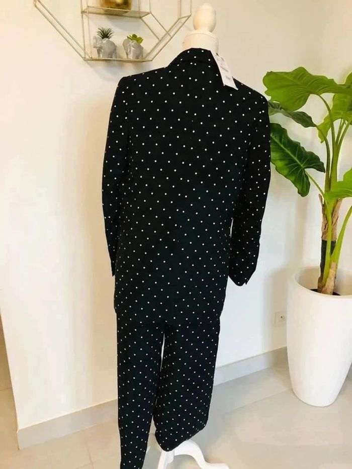 Ensemble tailleur pantalon / blazer neuf Zara taille S - photo numéro 5