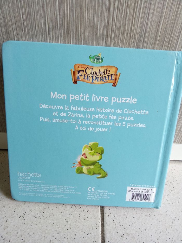 Livre puzzles Disney les fées clochette - photo numéro 2