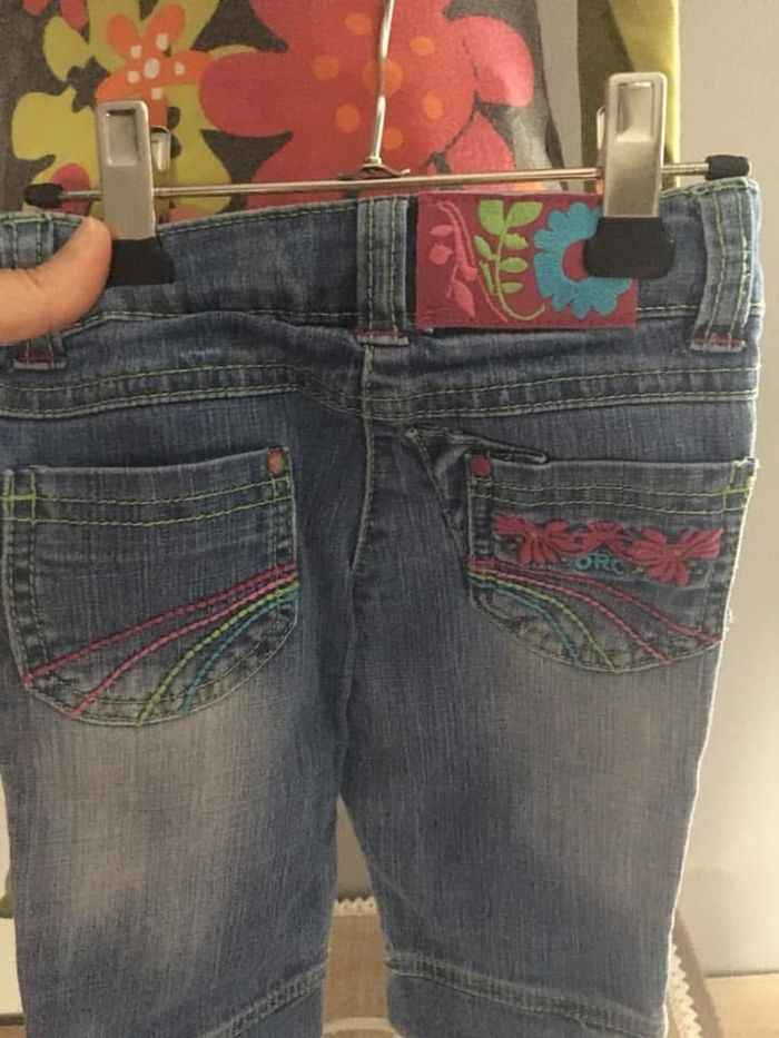 Ensemble fille 24 mois jeans et t-shirt - photo numéro 7