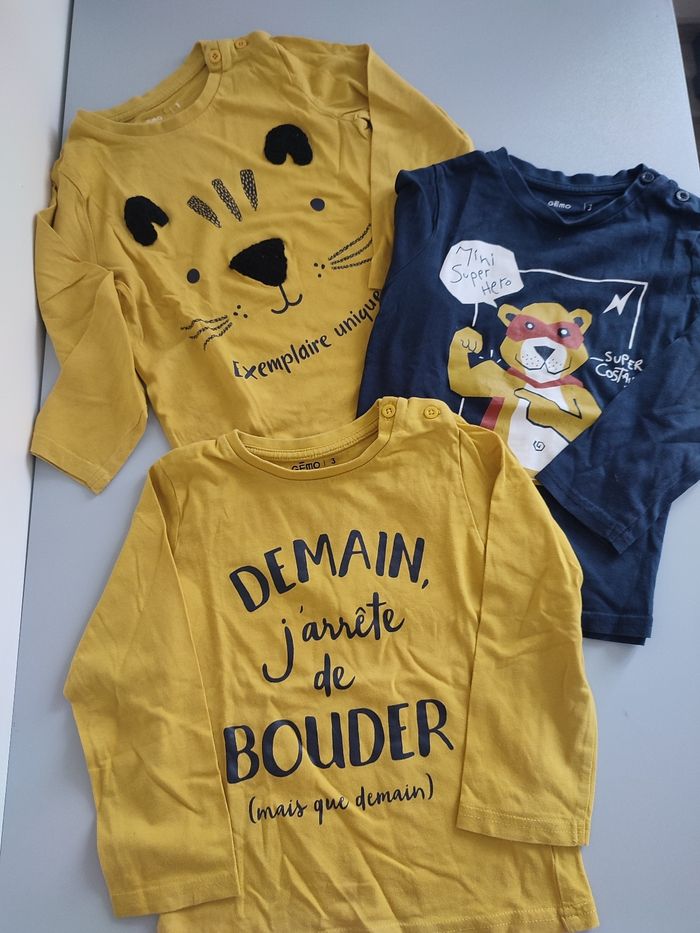 Lot de 3 tee-shirts 3A