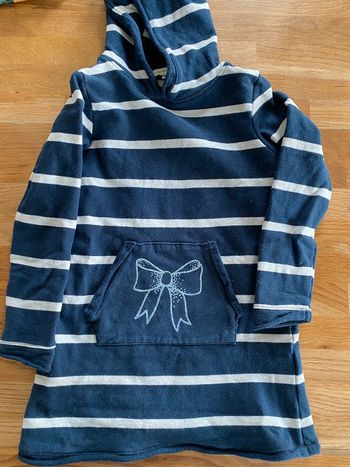 Robe ML rayée à capuche Vertbaudet 🎀