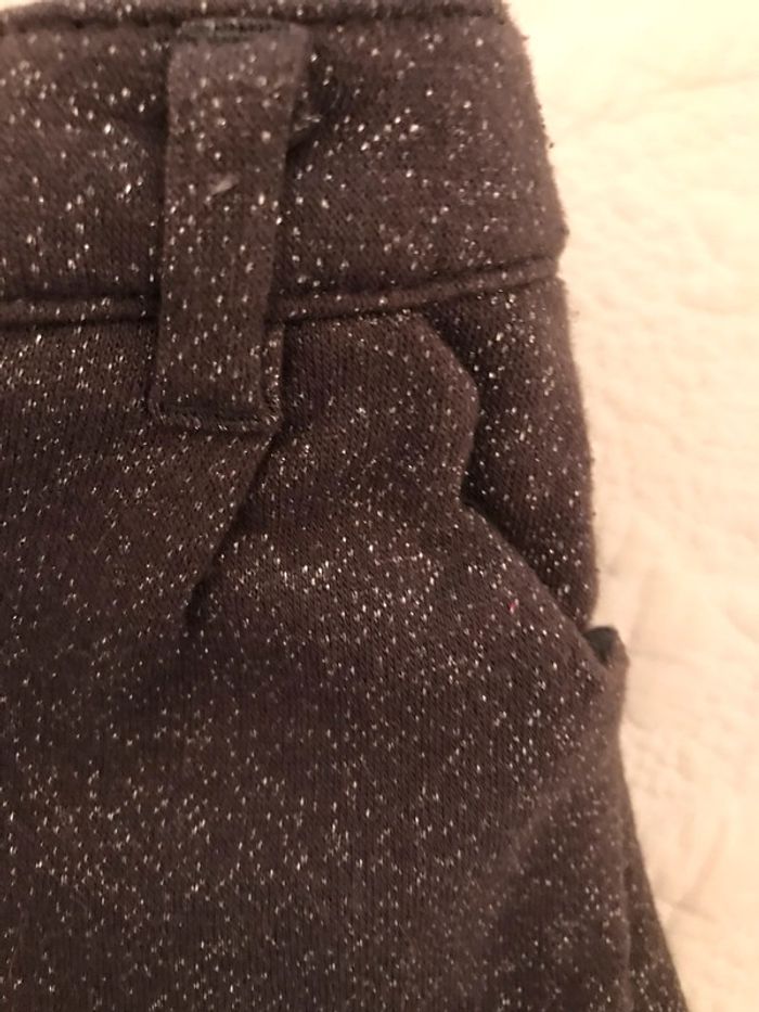 Short d'hiver Gris Pailleté 4 Ans - photo numéro 2