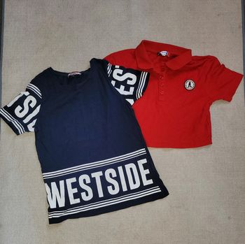 Lot top court +tee-shirt xs