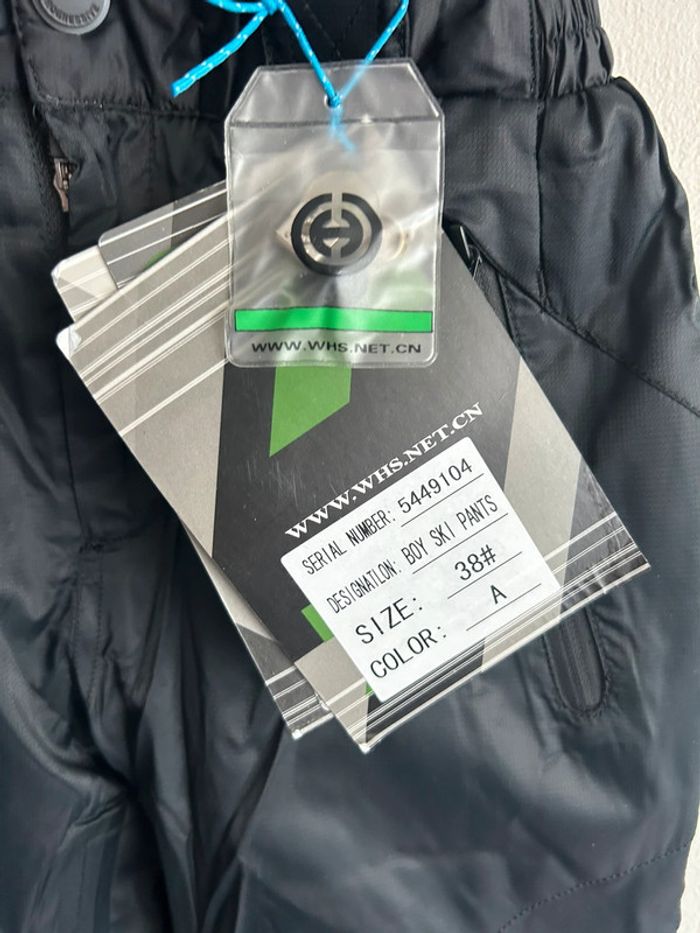 Pantalon de ski mixte whs taille 38 produit neuf - photo numéro 9