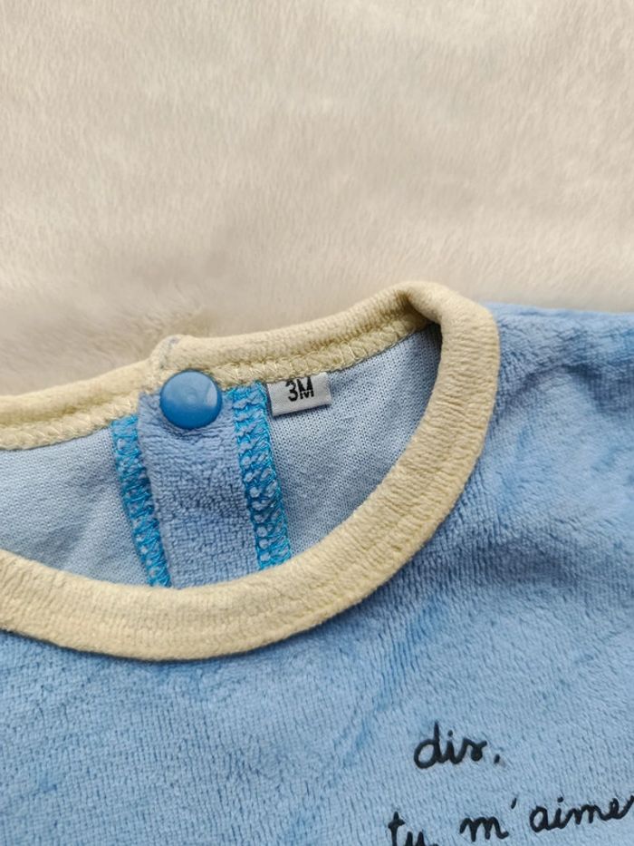 Pyjama velours 3 mois - photo numéro 3