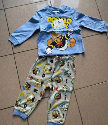 Ensemble Sweat pantalon Original marines 6 9 mois Disney Baby Donald Duck val 22,9 Neuf  En coton