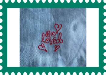Veste jeans SHEIN 2 ans 92 cm brodé So loved personnalisable