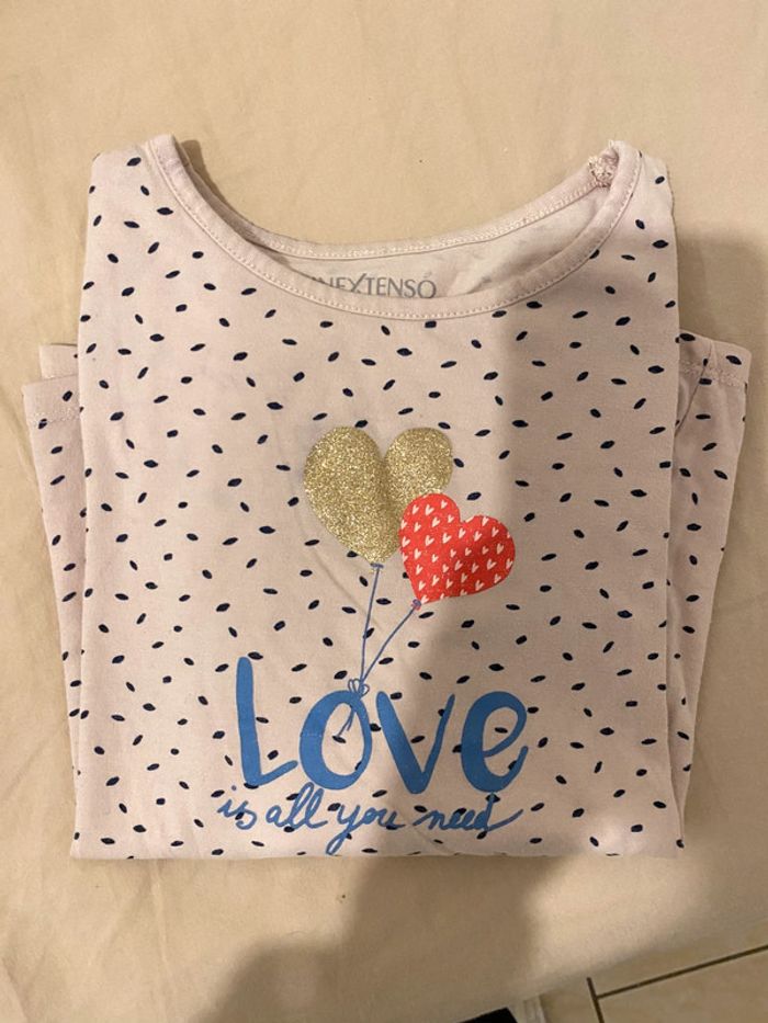 t-shirt manches longues fille 8 ans