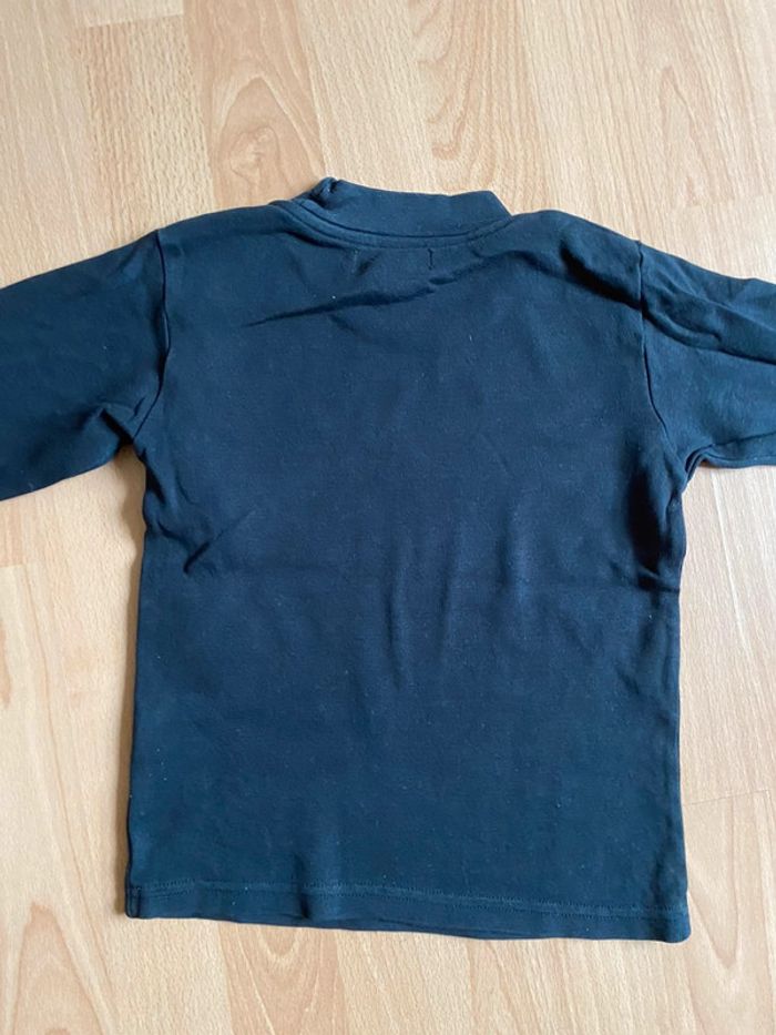 Beau T-shirt/sous-pull noir Orchestra T. 5 ans/110 cm garçon TBE - photo numéro 4