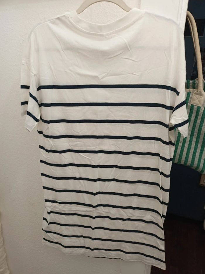 Robe tee short marinière - photo numéro 2