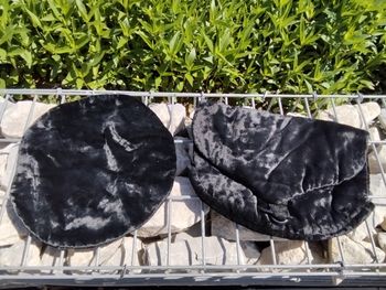 Béret et pochette velours 