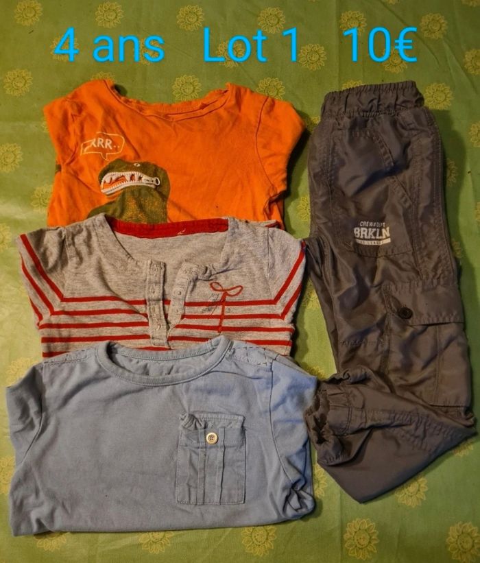 Lot vêtements 4 ans