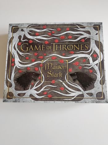 Coffret a lettre game of thrones maison Stark carousel éditions HBO 