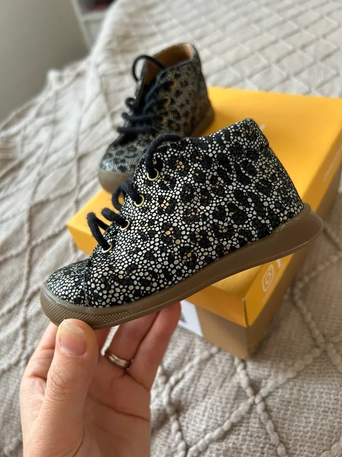 Chaussures bébé léopard noir - photo numéro 5