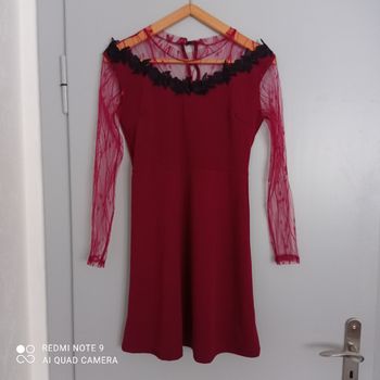 Robe bordeaux t36