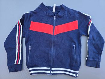 Pull gilet zippé 5 ans garçon Même pas Peur 