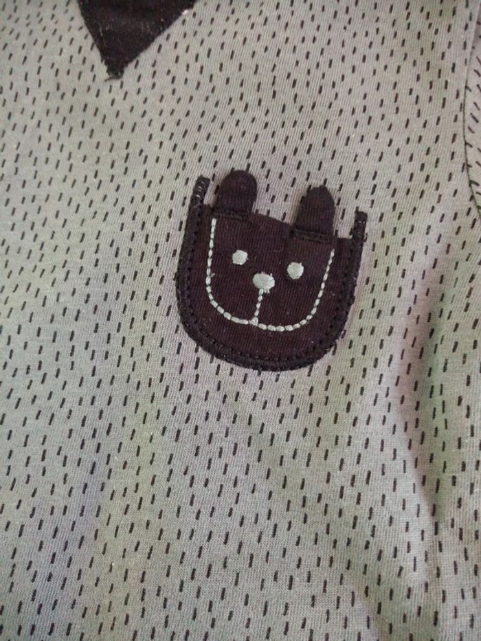 Tee-shirt manches longues vert - photo numéro 2