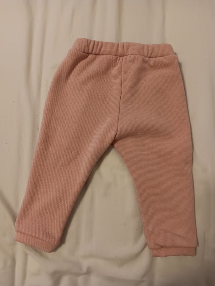 Pantalon rose fille taille18mois 80cm marque obaibi