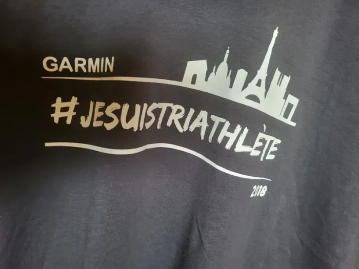 T-shirt homme : Je suis triathlète Garmin 2018 - photo numéro 2