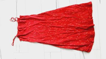 Vêtement femme nuisette rouge Etam taille 36