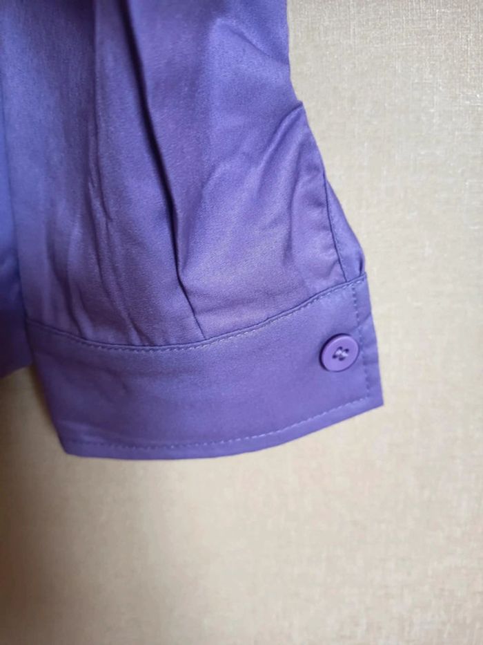 Chemise manches longues tissu satiné. Marque shein. - photo numéro 5