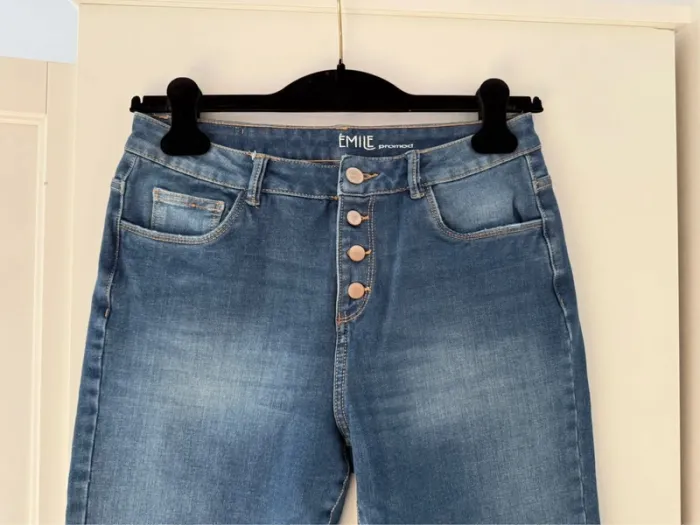 Beau jean neuf Émile Promod Slim Taille haute 🌸 40 - photo numéro 2