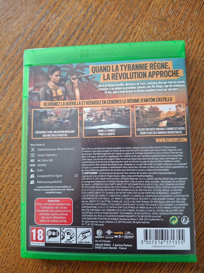 Jeu xbox one et serie x farcry 6 - photo numéro 2