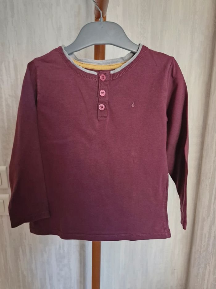 T-shirt manches longues enfant garçon 4 ans Okaïdi