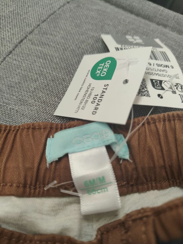 Pantalon marron 6 mois - photo numéro 3
