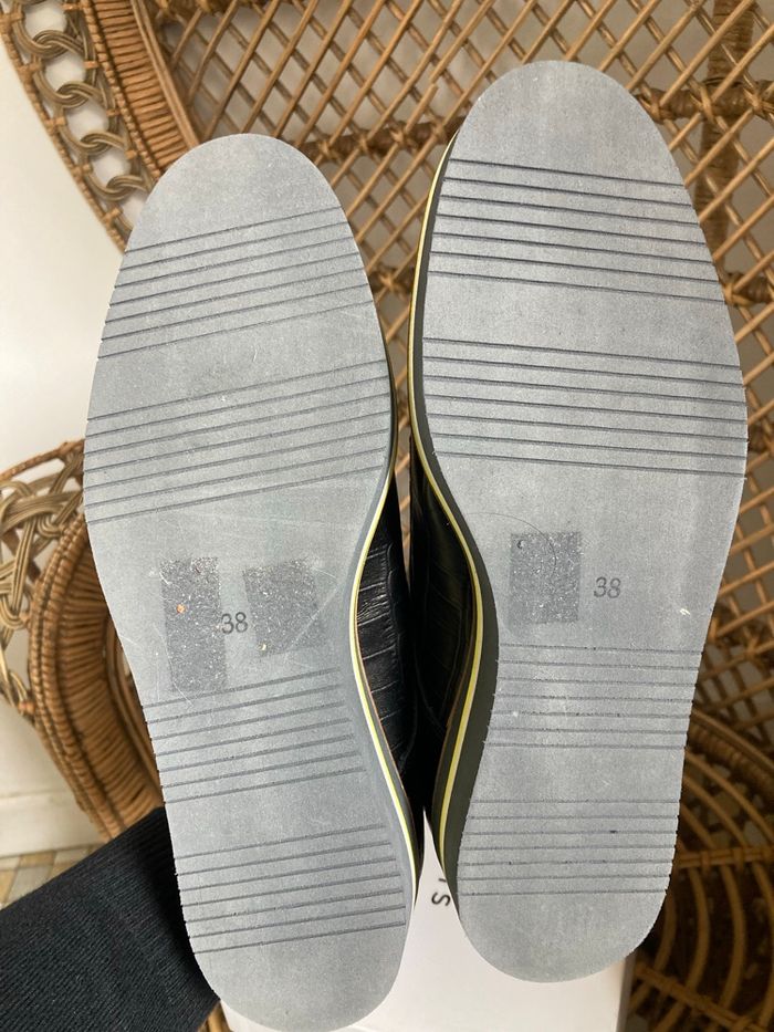 Derbys croco pour femmes - photo numéro 4