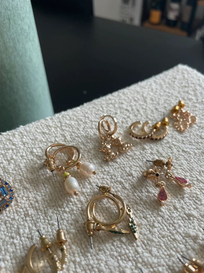 Lot 26 paires boucles d’oreilles - photo numéro 9