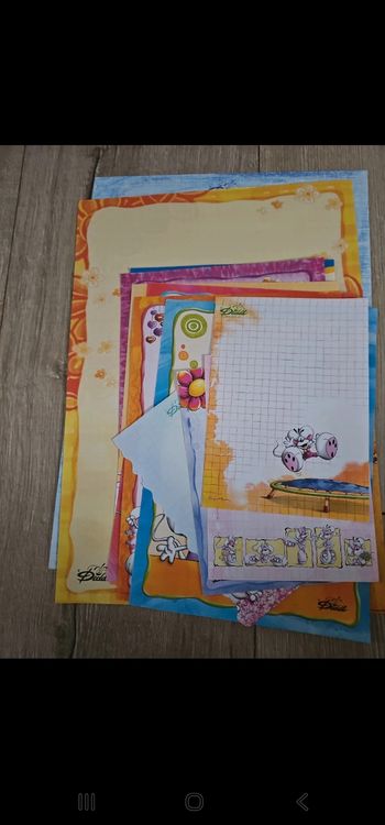 Lot feuille diddl