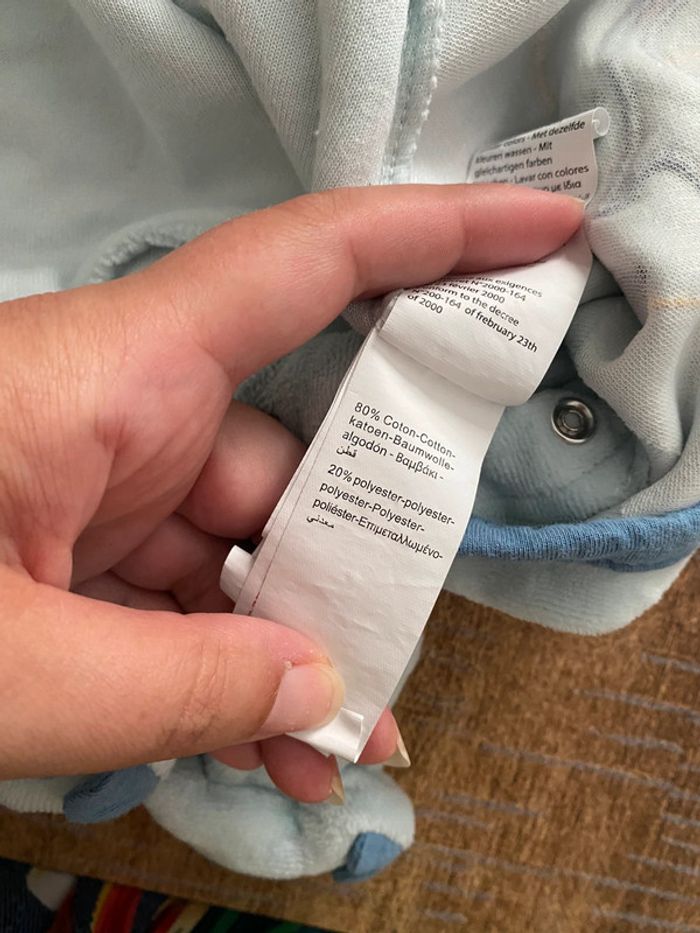 Pyjama dinosaure Orchestra taille naissance - photo numéro 3