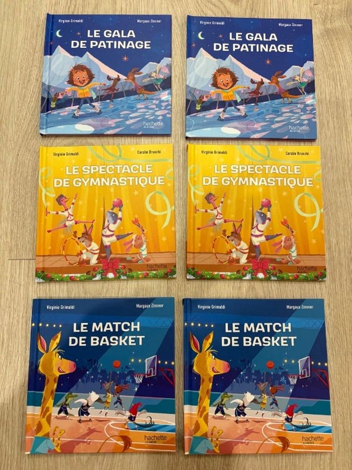 Lot de 6 livres ( doublons)