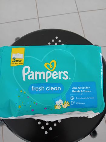 Lingettes pampers fresh clean 