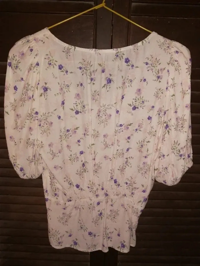 Blouse à fleurs - photo numéro 2