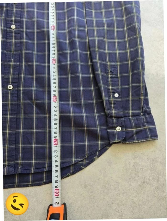 Chemise Ralph Lauren manche longue Taille L bleu marine Homme Men CHE17 - photo numéro 5