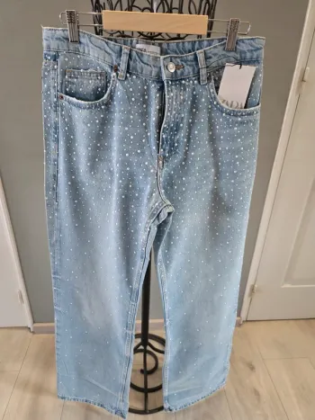 Jeans perles Zara