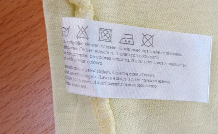 T-shirt 110-116 cm jaune Zeeman - photo numéro 10