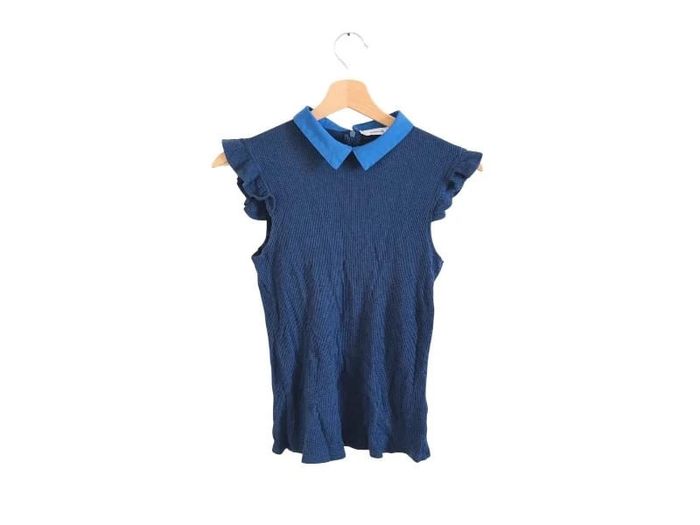 C58 blouse bleu MademoiselleR XS