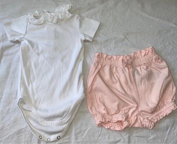 ensemble short gap et body à col Bout’chou 6 mois