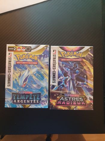 Kit ap pokemon tempête argenté eb12 + astres radieux eb10