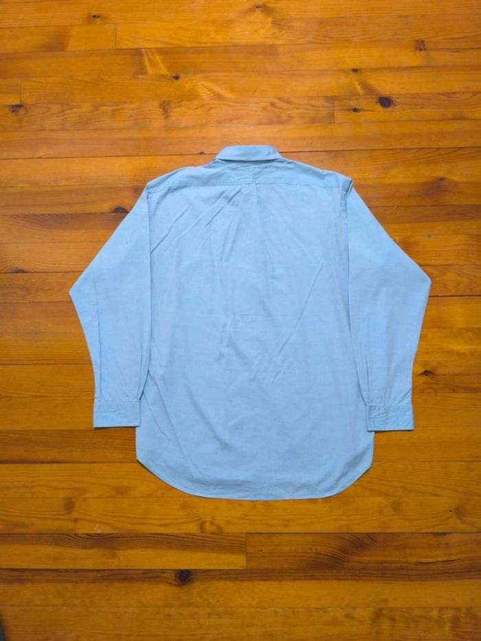 Chemise à manches longues - Ralph Lauren - Yarmouth - Logo brodé premium - Bleu ciel - Taille XXL - photo numéro 4