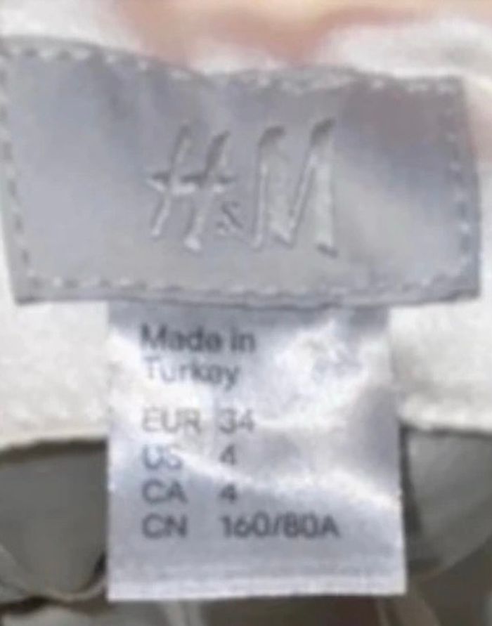 Belle robe bustier marbrée 34 h&m - photo numéro 6